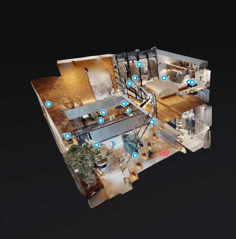 Navegação 3D do decorado do Cardoso 432