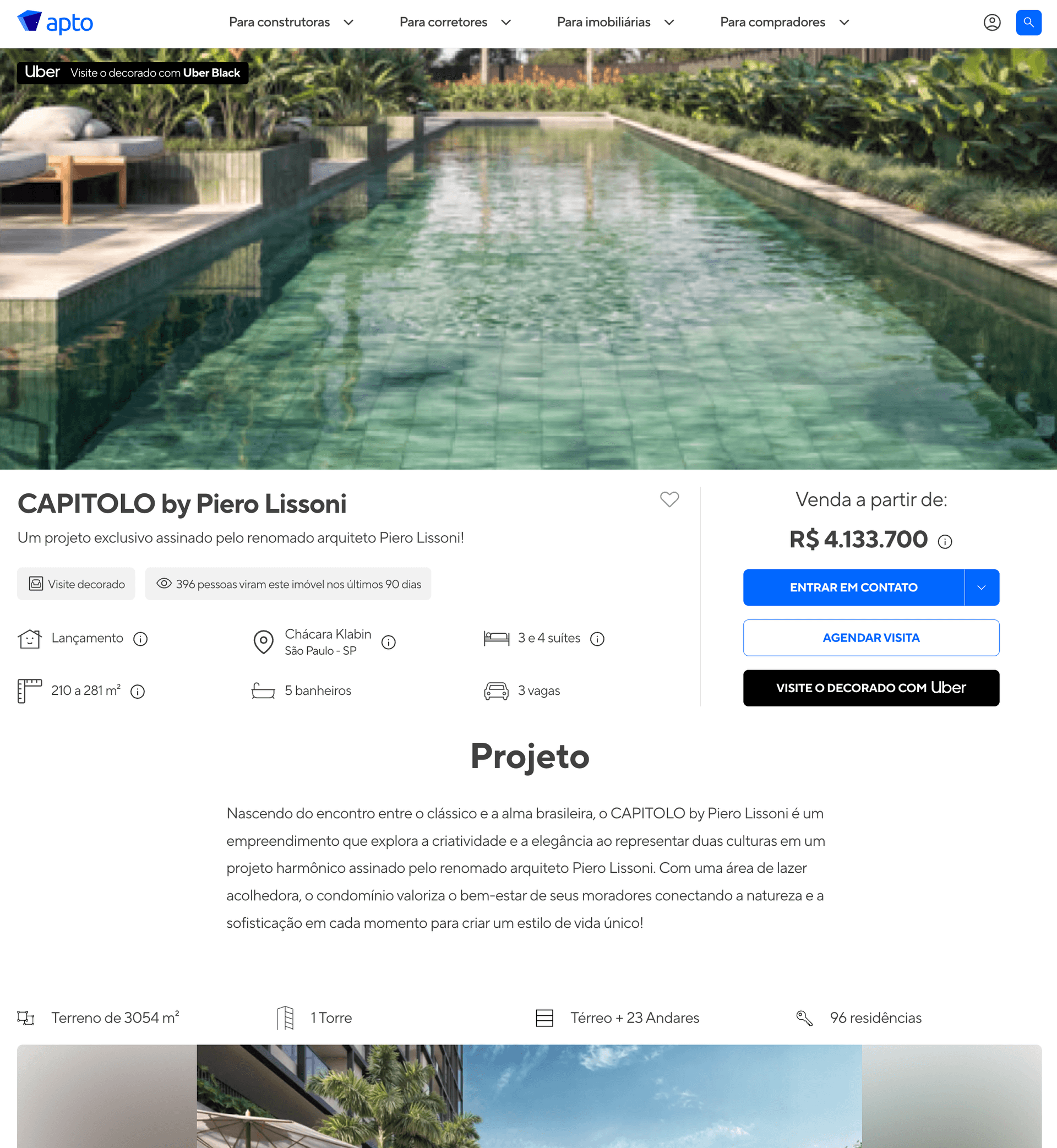 Foto do Estande do Parque Global