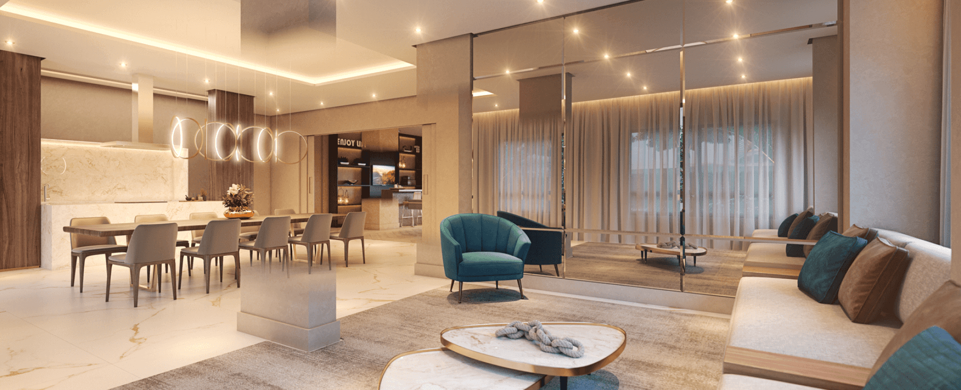 Imagem destaque do Living Grand Wish Jardim