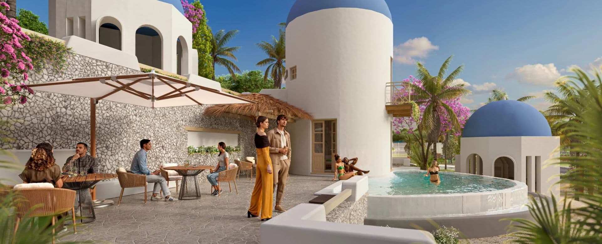 Imagem destaque do Condomínio Ilha de Santorini