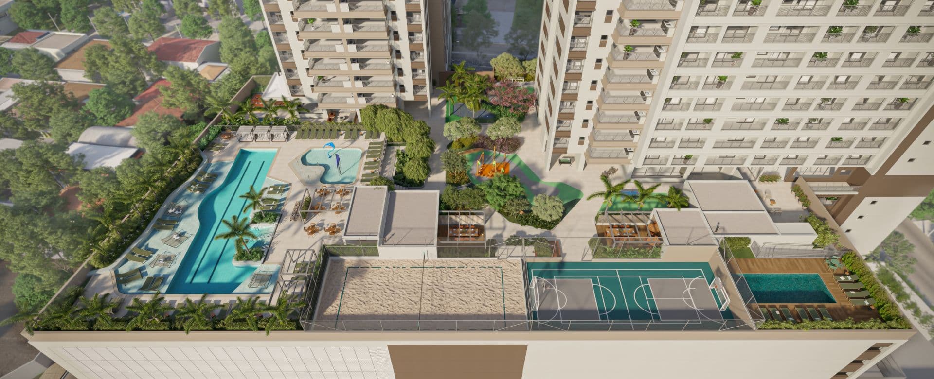 Imagem destaque do Parque Diálogo Vila Ema Residences