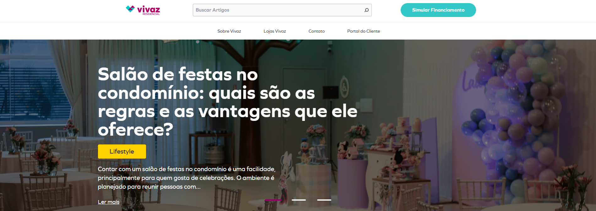 Home do blog da Vivaz