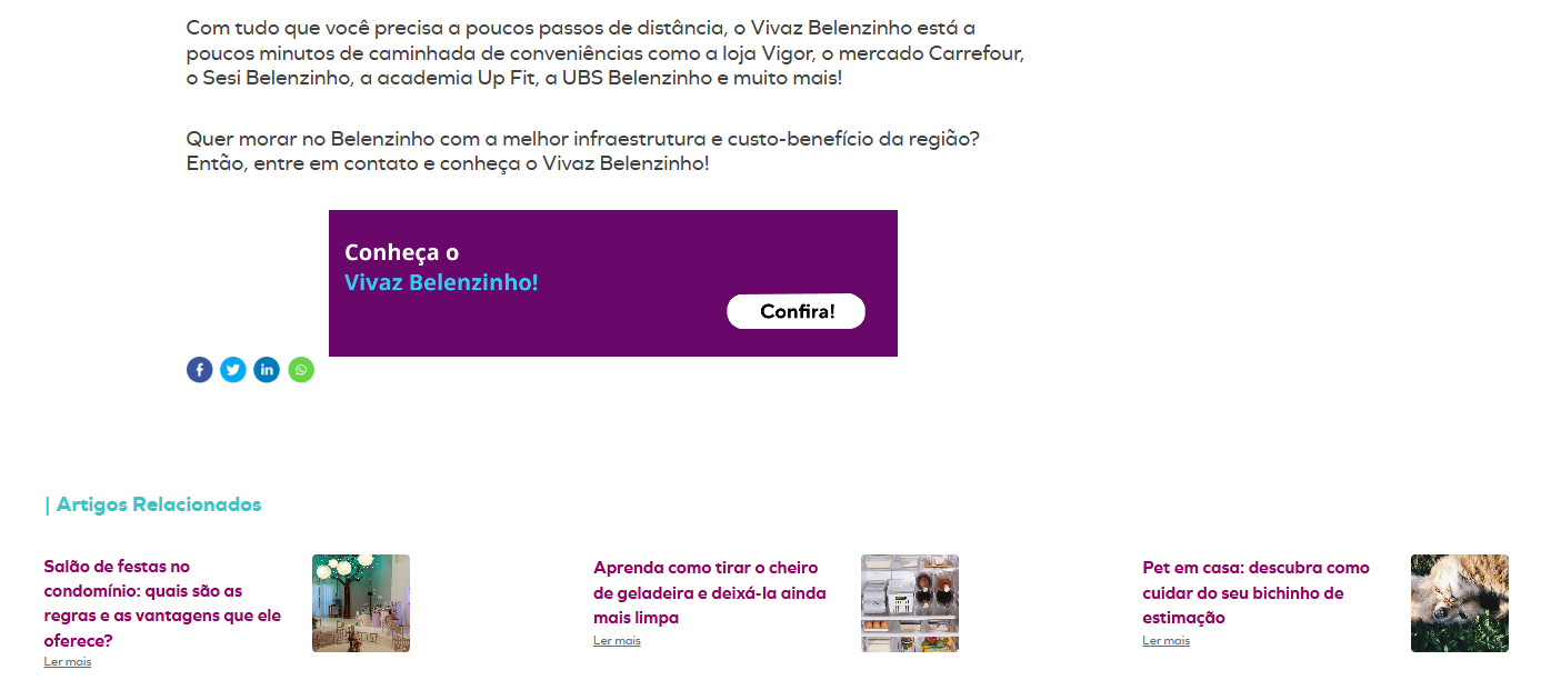 Call-to-Action do Blog da Vivaz